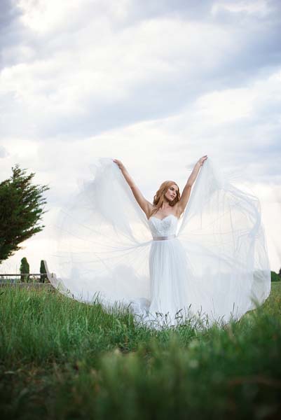 Modern Weddings magazine photo