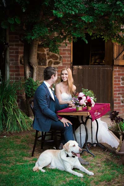 Modern Weddings magazine photo